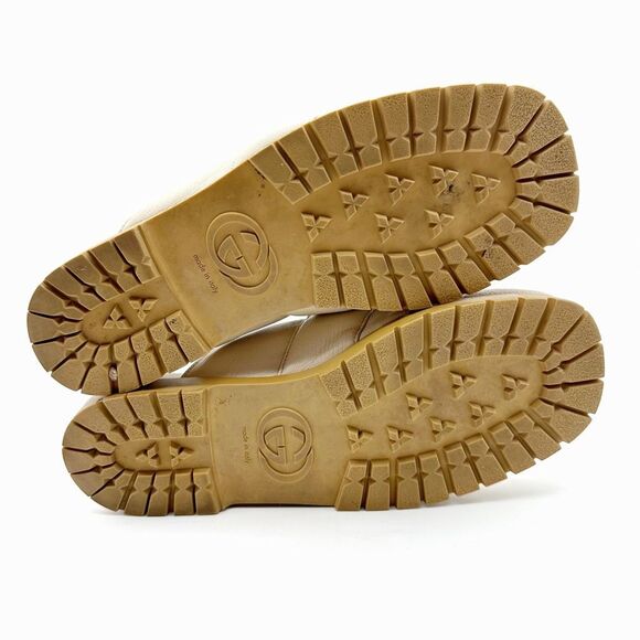 GUCCI Airel Cream White Leather Mule Size 38 Horsebit Slip On Loafer - Picture 10 of 13